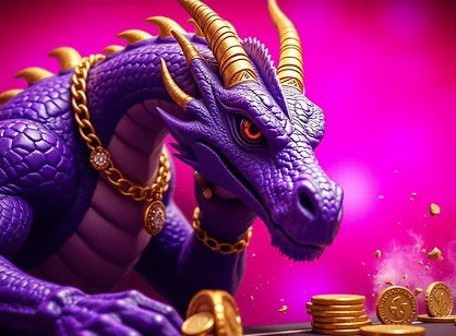 Valor casino dragon mascot promoting an exciting bonus offer with gold coins